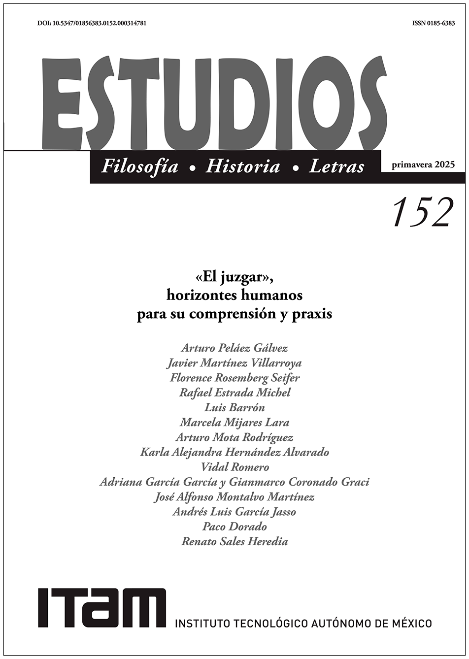 Portada de la revista estudios 152, primavera 2025